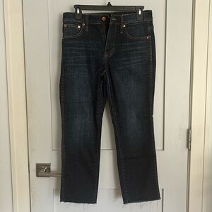 J.Crew Vintage Slim Straight, distressed cuff jean